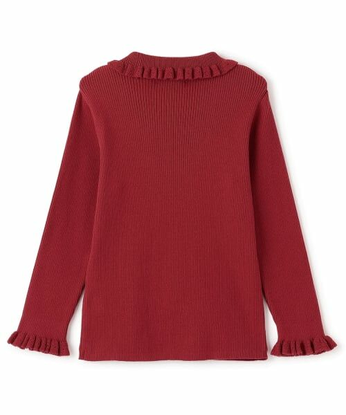 sense of wonder / センス オブ ワンダー ニット・セーター | プチハイネックフリルセーター【日本製】 | 詳細1