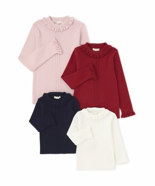 sense of wonder / センス オブ ワンダー ニット・セーター | プチハイネックフリルセーター【日本製】 | 詳細5