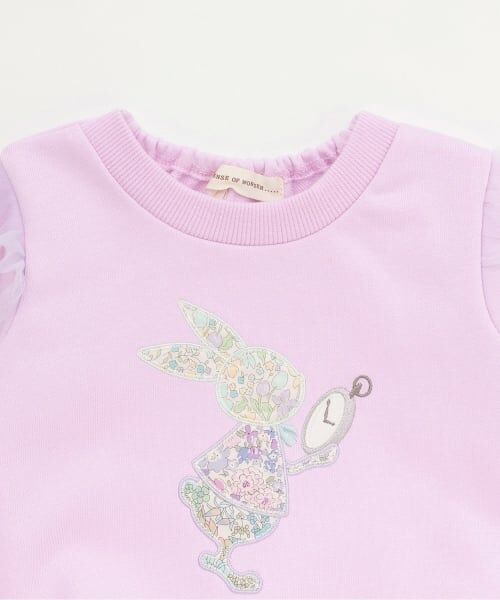 sense of wonder / センス オブ ワンダー スウェット | リバティウサギ時計トレーナー | 詳細2