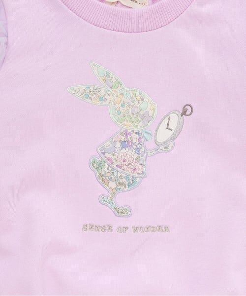 sense of wonder / センス オブ ワンダー スウェット | リバティウサギ時計トレーナー | 詳細4