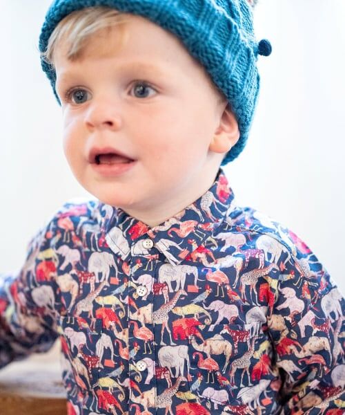 sense of wonder / センス オブ ワンダー シャツ・ブラウス | キューフォーザズーワイドシャツ（紺）