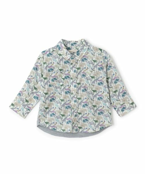 sense of wonder / センス オブ ワンダー シャツ・ブラウス | キューフォーザズーワイドシャツ（ブルー）