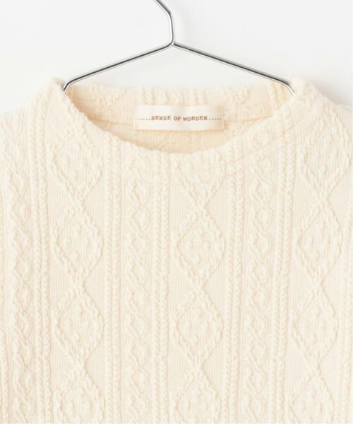 sense of wonder / センス オブ ワンダー Tシャツ | ケーブルハイネックTシャツ | 詳細3
