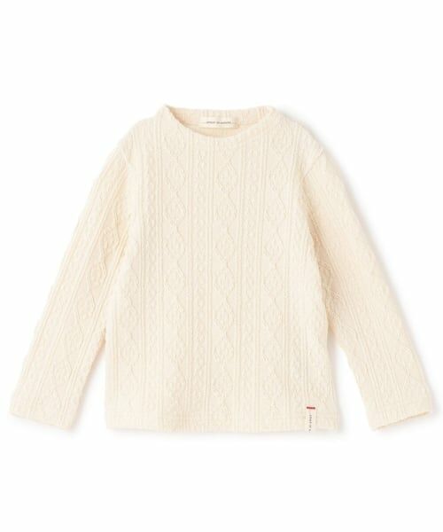 sense of wonder / センス オブ ワンダー Tシャツ | ケーブルハイネックTシャツ（ECRU(キナリ)）