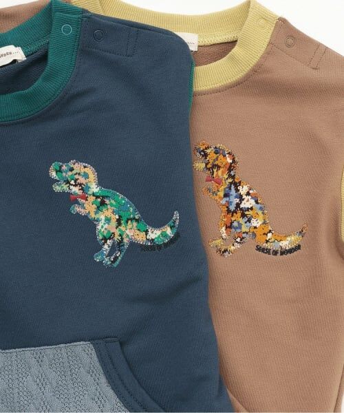 sense of wonder / センス オブ ワンダー スウェット | リバティコリアンダー恐竜トレーナー | 詳細3