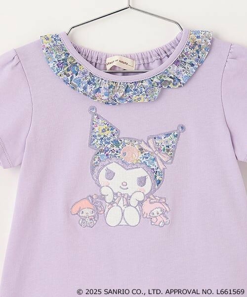 sense of wonder / センス オブ ワンダー Tシャツ | 【クロミ】LibertyアップリケTシャツ | 詳細2