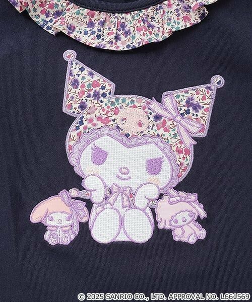 sense of wonder / センス オブ ワンダー Tシャツ | 【クロミ】LibertyアップリケTシャツ | 詳細3