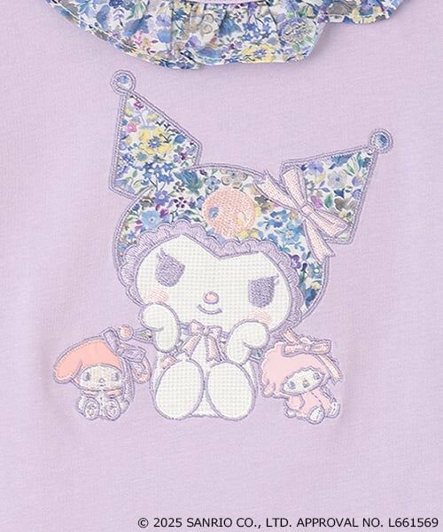 sense of wonder / センス オブ ワンダー Tシャツ | 【クロミ】LibertyアップリケTシャツ | 詳細4