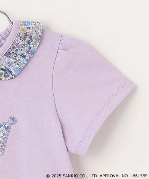 sense of wonder / センス オブ ワンダー Tシャツ | 【クロミ】LibertyアップリケTシャツ | 詳細6