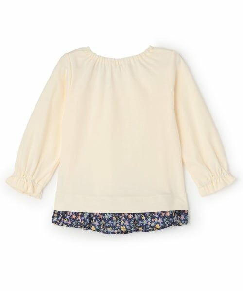 sense of wonder / センス オブ ワンダー Tシャツ | 小花柄長袖リボンTシャツ | 詳細1