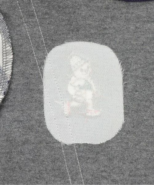 sense of wonder / センス オブ ワンダー Tシャツ | ベア刺しゅうサスペンダー長袖Tシャツ | 詳細4