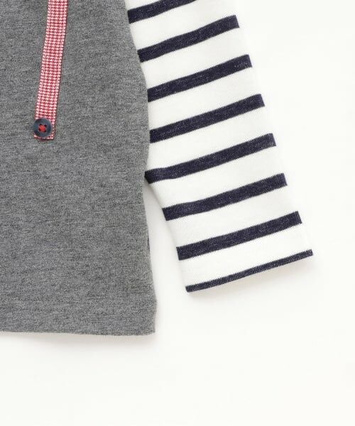 sense of wonder / センス オブ ワンダー Tシャツ | ベア刺しゅうサスペンダー長袖Tシャツ | 詳細5