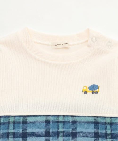 sense of wonder / センス オブ ワンダー スウェット | チェック切替トレーナー | 詳細2