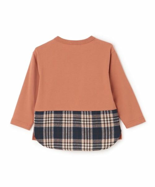 sense of wonder / センス オブ ワンダー Tシャツ | 恐竜アップリケ長袖Tシャツ | 詳細1