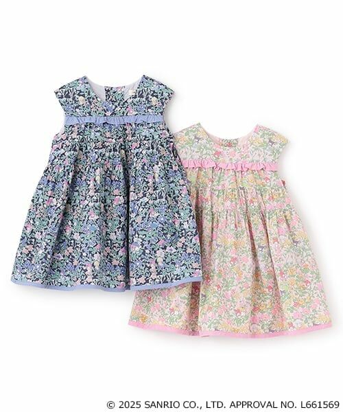 sense of wonder / センス オブ ワンダー ミニ丈・ひざ丈ワンピース | 【マイメロディ・クロミ】Libertyワンピース | 詳細10