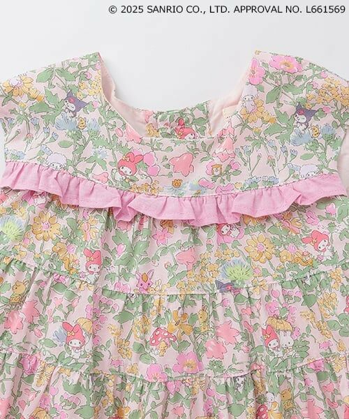 sense of wonder / センス オブ ワンダー ミニ丈・ひざ丈ワンピース | 【マイメロディ・クロミ】Libertyワンピース | 詳細2