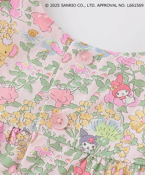 sense of wonder / センス オブ ワンダー ミニ丈・ひざ丈ワンピース | 【マイメロディ・クロミ】Libertyワンピース | 詳細8