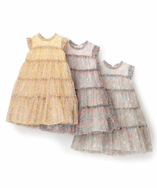 sense of wonder / センス オブ ワンダー ドレス | リバティプリントチュールドレス【日本製】 | 詳細8