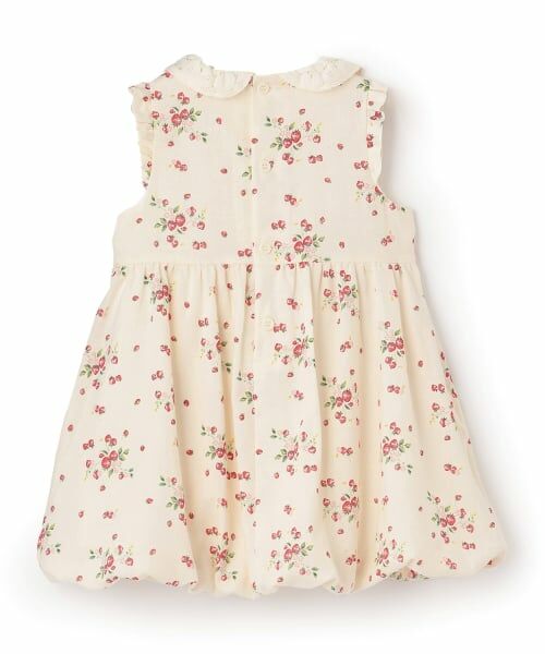 sense of wonder / センス オブ ワンダー ミニ丈・ひざ丈ワンピース | 【オーガニック】野イチゴ袖なしバルーンワンピース【日本製】 | 詳細1