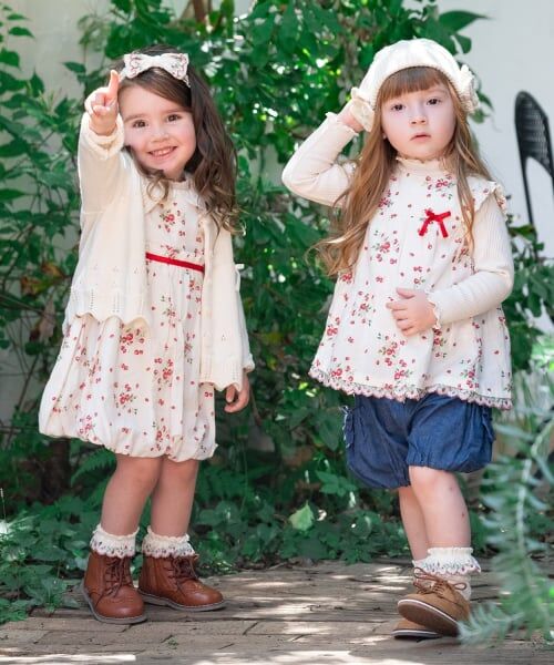 sense of wonder / センス オブ ワンダー ミニ丈・ひざ丈ワンピース | 【オーガニック】野イチゴ袖なしバルーンワンピース【日本製】 | 詳細11