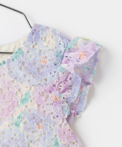 sense of wonder / センス オブ ワンダー ミニ丈・ひざ丈ワンピース | フラワーレースワンピース | 詳細3