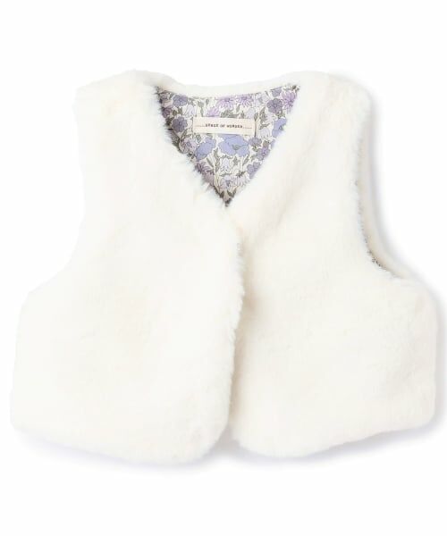 sense of wonder / センス オブ ワンダー ダウンジャケット・ベスト | リバティファーベスト（ECRU(キナリ)）