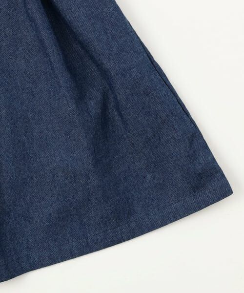 sense of wonder / センス オブ ワンダー ミニ丈・ひざ丈ワンピース | デニムスモッキングジャンパースカート | 詳細6