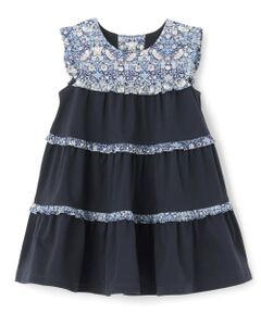 sense of wonder / センス オブ ワンダー ミニ丈・ひざ丈ワンピース | リバティフリルジャンパースカート