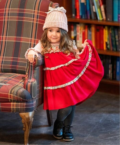 sense of wonder / センス オブ ワンダー ミニ丈・ひざ丈ワンピース | リバティフリルジャンパースカート | 詳細10