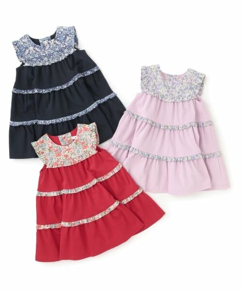 sense of wonder / センス オブ ワンダー ミニ丈・ひざ丈ワンピース | リバティフリルジャンパースカート | 詳細6