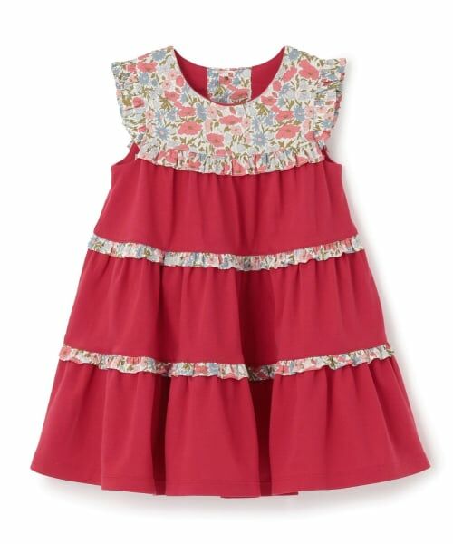 sense of wonder / センス オブ ワンダー ミニ丈・ひざ丈ワンピース | リバティフリルジャンパースカート | 詳細7