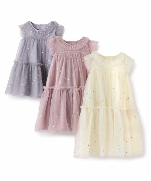 sense of wonder / センス オブ ワンダー ミニ丈・ひざ丈ワンピース | スターチュールワンピース | 詳細6