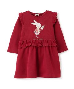 sense of wonder / センス オブ ワンダー ミニ丈・ひざ丈ワンピース | リバティウサギ時計ワンピース