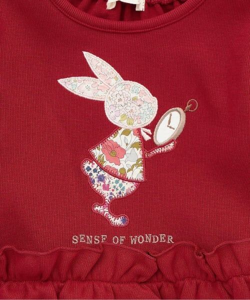 sense of wonder / センス オブ ワンダー ミニ丈・ひざ丈ワンピース | リバティウサギ時計ワンピース | 詳細5