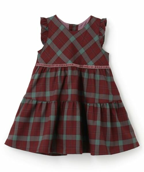 sense of wonder / センス オブ ワンダー ミニ丈・ひざ丈ワンピース | チェックジャンパースカート | 詳細10