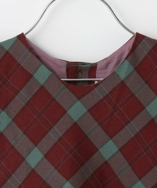 sense of wonder / センス オブ ワンダー ミニ丈・ひざ丈ワンピース | チェックジャンパースカート | 詳細2