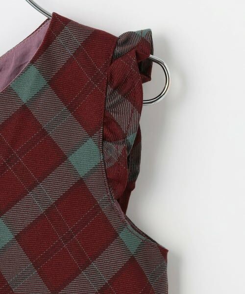 sense of wonder / センス オブ ワンダー ミニ丈・ひざ丈ワンピース | チェックジャンパースカート | 詳細3