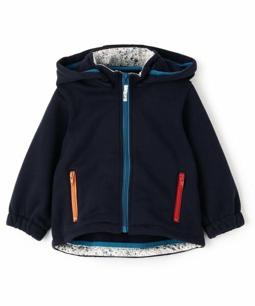 sense of wonder / センス オブ ワンダー パーカー | ボンディングジップパーカー（紺）