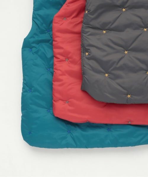 sense of wonder / センス オブ ワンダー ダウンジャケット・ベスト | リバティアデラジャ星刺しゅうベスト | 詳細5