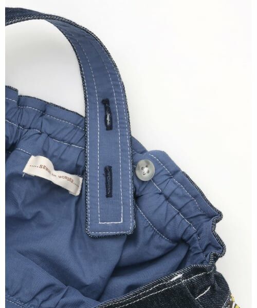 sense of wonder / センス オブ ワンダー ミニ丈・ひざ丈ワンピース | 【PEANUTS】デニム切替ジャンパースカート | 詳細3