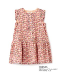 sense of wonder / センス オブ ワンダー ミニ丈・ひざ丈ワンピース | 【PEANUTS】フリルジャンパースカート