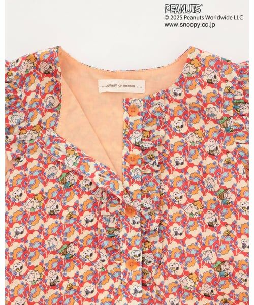 sense of wonder / センス オブ ワンダー ミニ丈・ひざ丈ワンピース | 【PEANUTS】フリルジャンパースカート | 詳細5