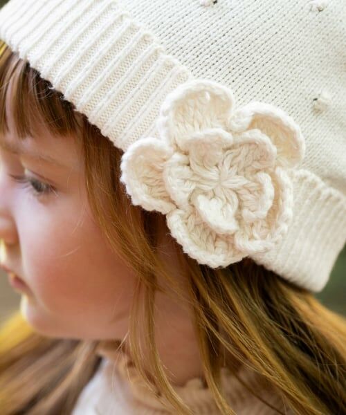 sense of wonder / センス オブ ワンダー ニットキャップ | 【オーガニック】フラワー帽子【日本製】 | 詳細7