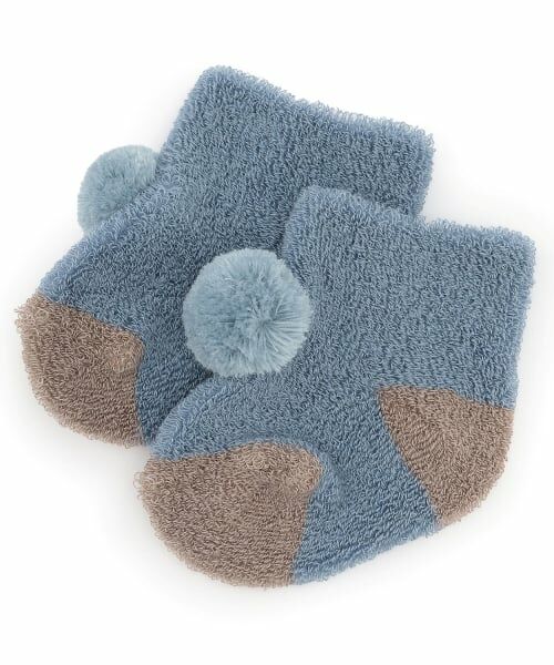 sense of wonder / センス オブ ワンダー ベビー・キッズウエア | ベビーパイルソックス【日本製】（ブルー）