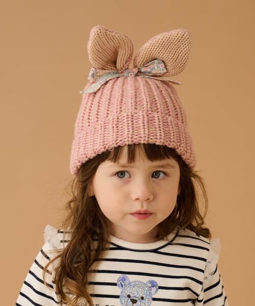 sense of wonder / センス オブ ワンダー ニットキャップ | ウサ耳ニット帽子（ピンク）