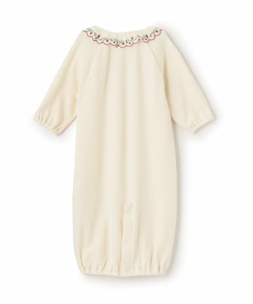 sense of wonder / センス オブ ワンダー ロンパース | 【オーガニック】野イチゴ刺しゅう2WAYドレス【日本製】 | 詳細1