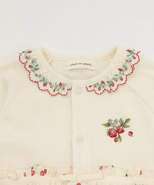 sense of wonder / センス オブ ワンダー ロンパース | 【オーガニック】野イチゴビエラ2WAYドレス【日本製】 | 詳細4