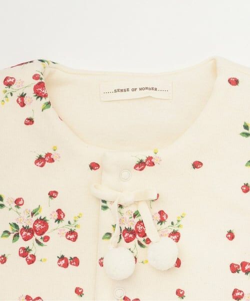 sense of wonder / センス オブ ワンダー ベビー・キッズウエア | 【オーガニック】野イチゴベスト【日本製】 | 詳細2