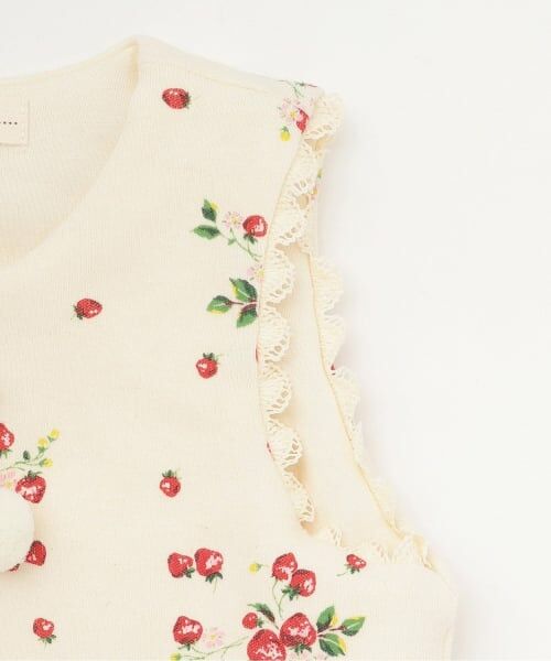 sense of wonder / センス オブ ワンダー ベビー・キッズウエア | 【オーガニック】野イチゴベスト【日本製】 | 詳細3