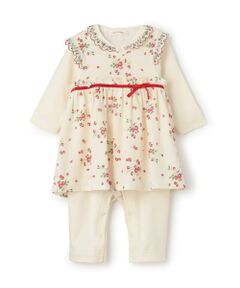 sense of wonder / センス オブ ワンダー ベビー・キッズウエア | 【オーガニック】野イチゴエプロンつきカバーオール【日本製】